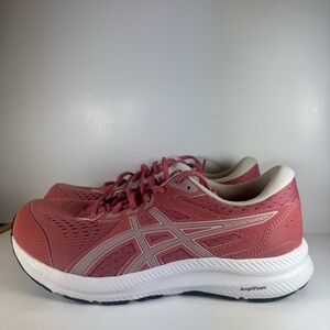 ASICS Gel Contend 8 Women's Size 9.5 Pink White Running Shoes